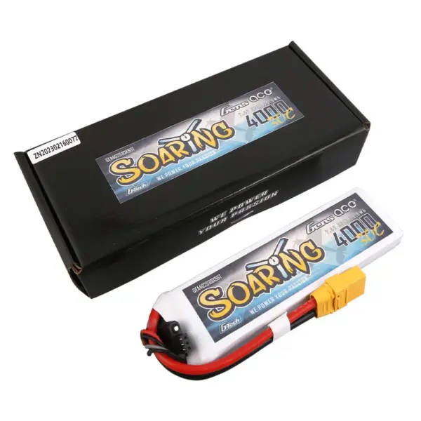Gensace Soaring Lipo 2s 7.4v-4000-30c (Xt90) 133x41.5x15.5mm 208g Gt