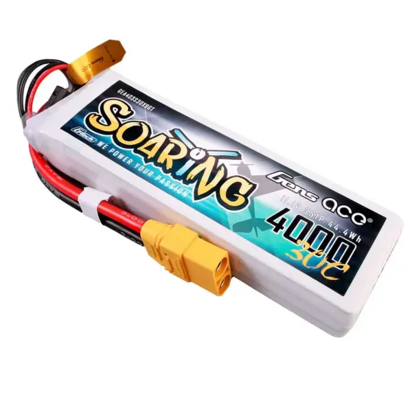 Gensace Soaring Lipo 3s 11.1v-4000-30c(xt90) 136x42.5x22.5mm 290g Gt