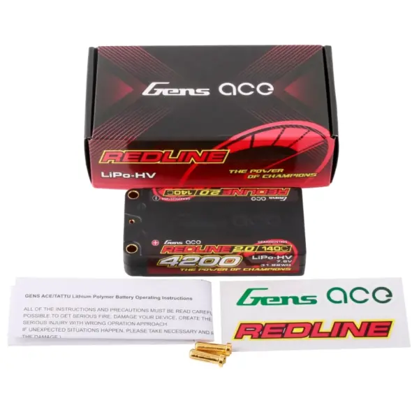 Gensace Redline 2.0 Shorty 2s Hv 7.6v-140c-4200 96x47x18.5mm 157g