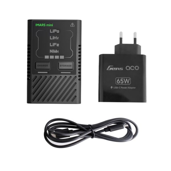 Gensace Chargeur Imars Mini Usb-C 2-4s & Adaptateur 65w (Eu)