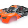Hobao Hyper 10sc 2.0 Printed Bodyshell - Black/Orange - Image 2