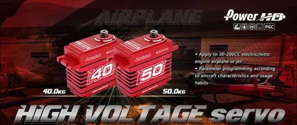 Servo Powerhd a-40chv Plane Coreless Alu Case Hv Progr (40kg/0.10s)