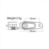 Palonnier en Aluminum Power Hd 18mm Hauteur 11mm 25 DTS - Image 3