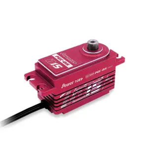 Servo Power HD D15 Red Low Profile Reverse Wire Drift/TC (18kg/0.085s)