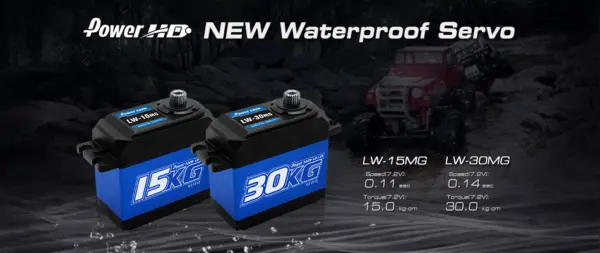Servo Power Hd Lw-15mg Mg Digital Waterproof Hv 15.0kg/0.11s