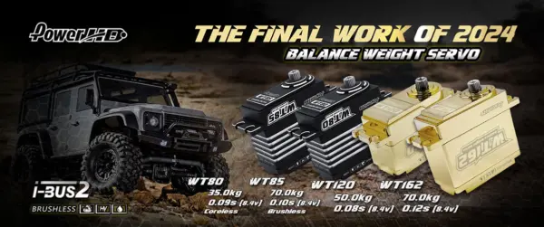 Servo Power Hd Wt120 Brushless Crawler Brass Waterproof Hv 50kg/0.08s