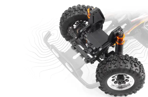 HPI Racing Venture18 U4 Ford Bronco 4400 FLUX – Brushless 1/18 RC Rock Crawler with Ultra4-Style Performance