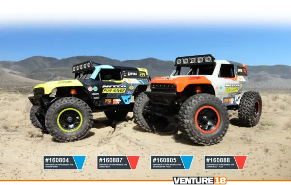 HPI Racing Venture18 U4 Ford Bronco 4400 FLUX – Brushless 1/18 RC Rock Crawler with Ultra4-Style Performance