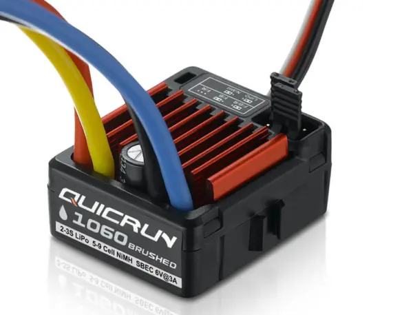 Hobbywing Quicrun 1060 Brushed Sbec Wp Esc (60a) T-Plug