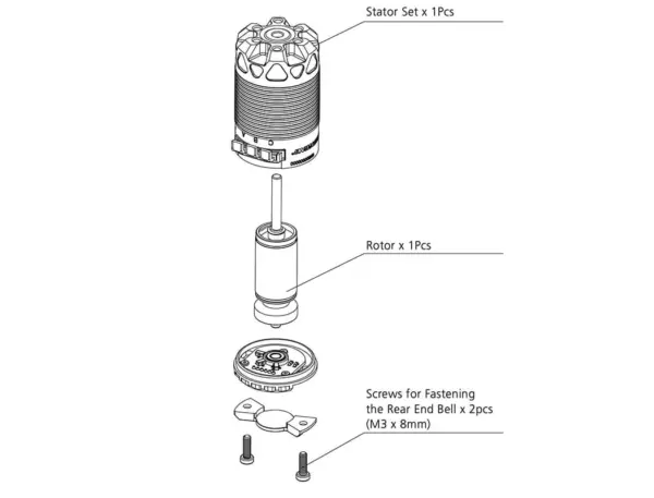 Hobbywing Xerun 2848sd 4000kv Motor (1/12th & 1/14th Car)