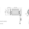 Hobbywing Ezrun 70125sd 560kv V1 Motor (Black) - Image 5