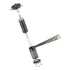 Hobbywing Ezrun 1/5th 5690sl 2400kv G2 Motor (Black) - Image 4