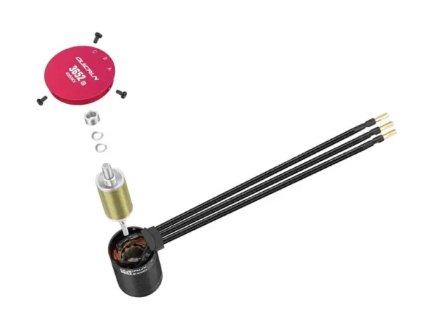 Hobbywing Quicrun 3652sl 4000kv G2 Motor Black