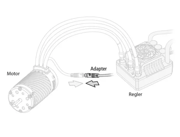 Hobbywing Converter Cable for JST Port - Esc (Ezrun)