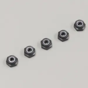 Nylstop Alu Gunmetal M2.6x3.0mm (5) Kyosho