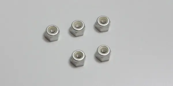 Nylon Lock Nuts m3x4.3mm (5) Kyosho