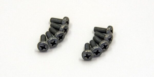 Metal screw head bombed m3x8mm (10) Kyosho
