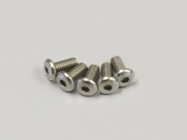 Hex Button Screws Titanium m2.6x6mm (5) Kyosho