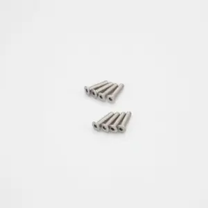 Metal screw titanium head strawberry hex m3x15mm (8) Kyosho