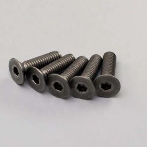 Metal Titanium screw Hex M4x15mm (5) Kyosho