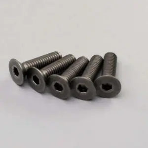 Metal Titanium screw Hex M4x15mm (5) Kyosho