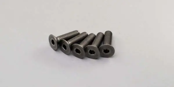 Flat Head Metallic Screws M4x15mm (10) Kyosho