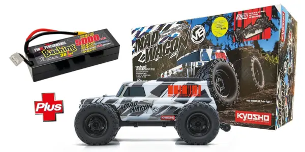 Combo Kyosho Madwagon T1 +Pink Performance Pp3-3s5000lp-M