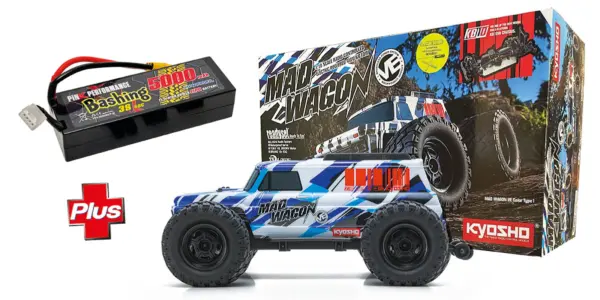Kyosho Madwagon T2 +Pink Performance PP3-3S5000LP-M combo