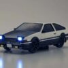 Kyosho First Mini-Z 1:28 Initial-D Sprinter Trueno Ae86 Wh/Bk Carbon - Image 5