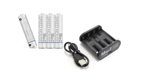 COMBO Speed House Mini-Z AAA & USB Charger (71998B + 72211)