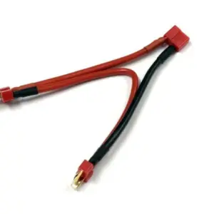 Vortex8 y cable for double battery (2xmale deans)