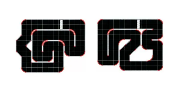 Kyosho Mini-Z Grand Prix Circuit50 Corner Set 45 Degre (12pcs)