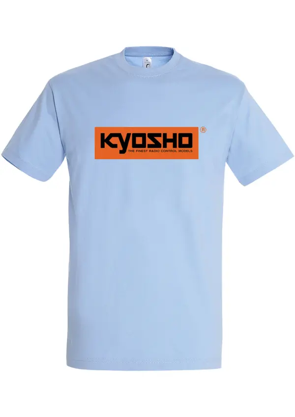 Kyosho T-Shirt Spring 24 Sky Blue/Orange - M