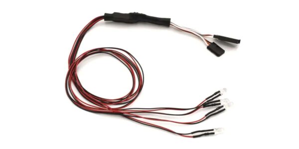 Eclairage Led Light Unit diam.5 - L=400 - 2 Claires Halogen/2 Rouge