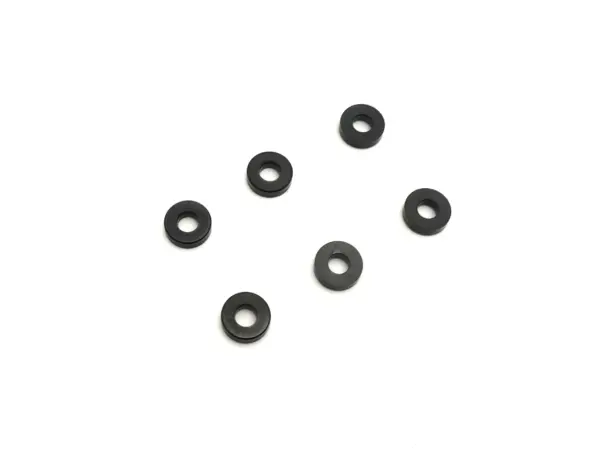 Kyosho Black Anodized Washer 3x7x2mm. (6)