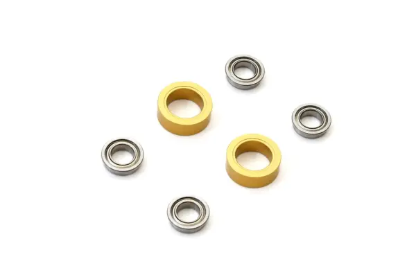 SP Wheel Shaft Double Bearing Set Kyosho EP Fantom (2) - Gold