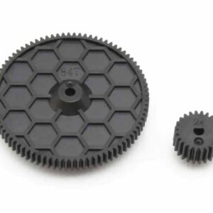 Couronne 84 Dents/Pignon Moteur 24 Dents Kyosho Fazer Fzd2 (48dp)