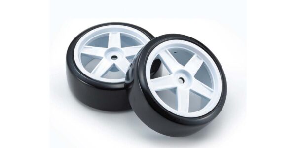 Pneus Montes-Colles Drift Fz02 5-Spoke White 1:10 Fazer 2.0 (2)