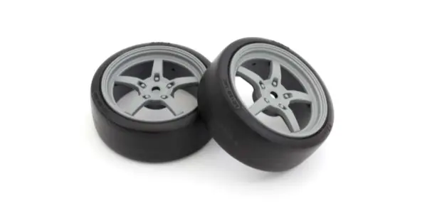 Pre-Glued Drift Tyres Fz02 5-Spoke Racing 1:10 Fazer 2.0 (2)