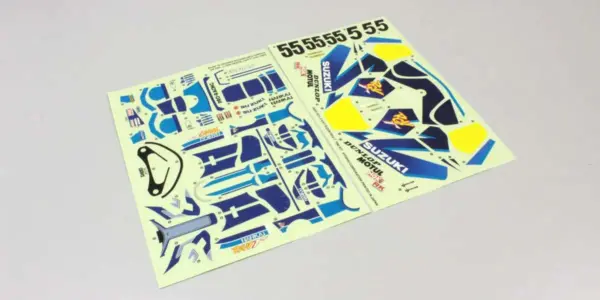 Kyosho Hanging-on Racer Suzuki RGV-I Decal Sheet