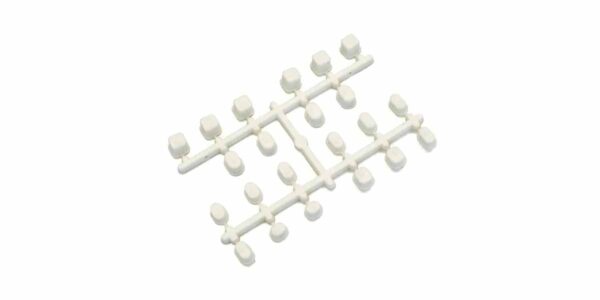 Kyosho Inferno MP9 suspension rings - White
