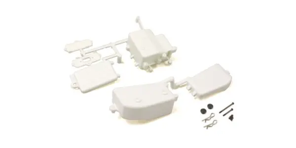 Receiver and Battery Box Kyosho Inferno Mp9-Mp10 - White