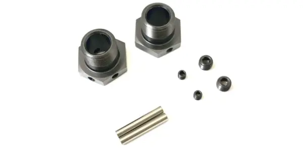 Kyosho Inferno Mp9-Mp10 Mp11 Narrow Wheel Hub (2) Gun Metal