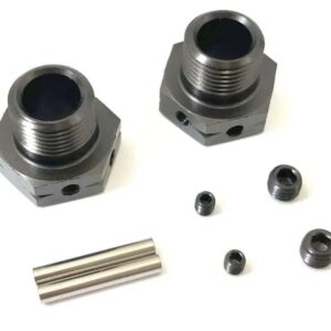 Hexagones De Roues Inferno Mp10 Gun Metal (2) Larges