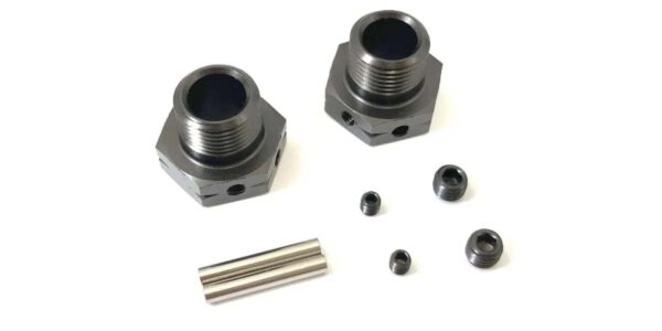 Hexagones De Roues Inferno Mp10 Gun Metal (2) Larges