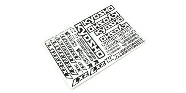 Decal Sheet Lazer ZX7 Kyosho