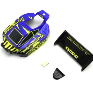Inferno MP9 mini-z buggy bodywork (blue & amp; yellow)