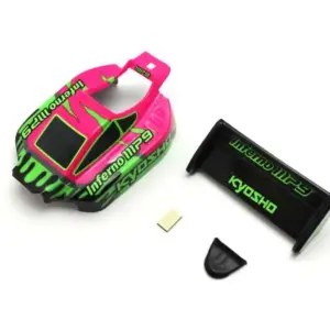 Inferno MP9 mini-z buggy bodywork (pink & amp; green)