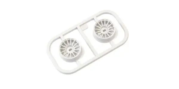Wheel Set Kyosho Mini-Z Awd Narrow 2.5 Offset (2) White