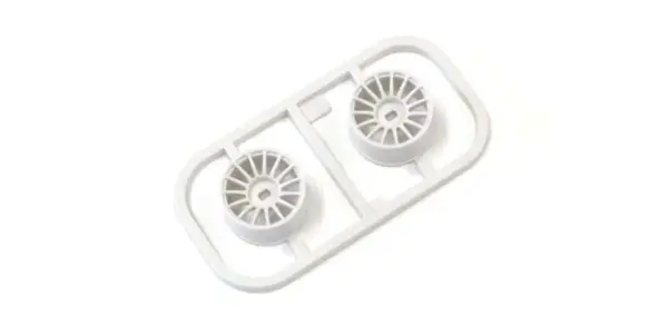 Wheel Set Kyosho Mini-Z Awd Wide 0 Offset (2) White